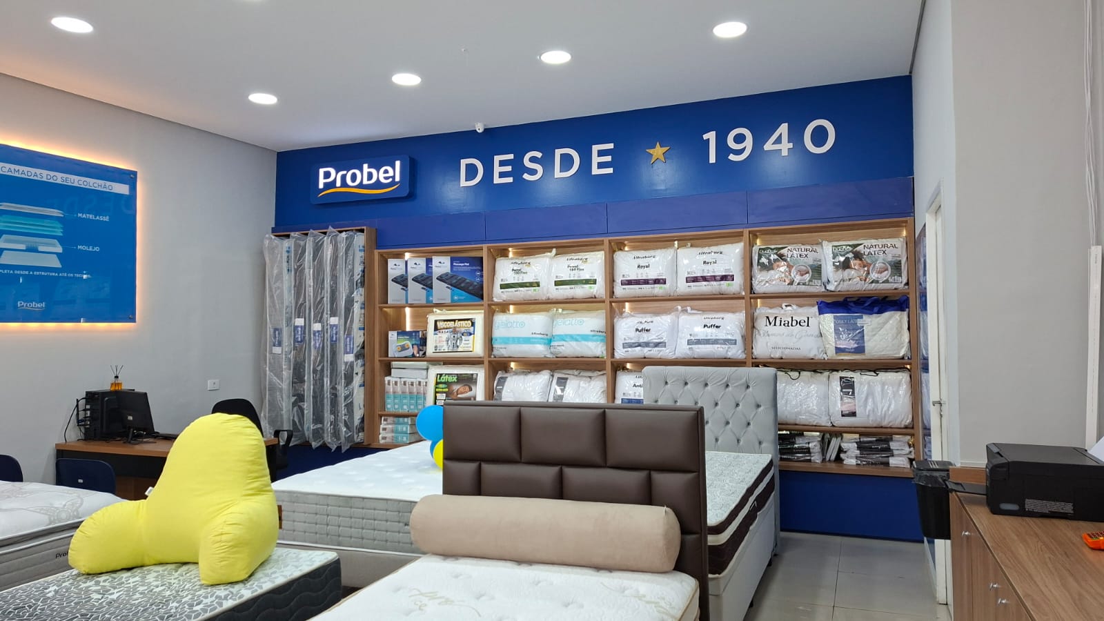 Espaço de atendimento personalizado da loja Probel Jabaquara