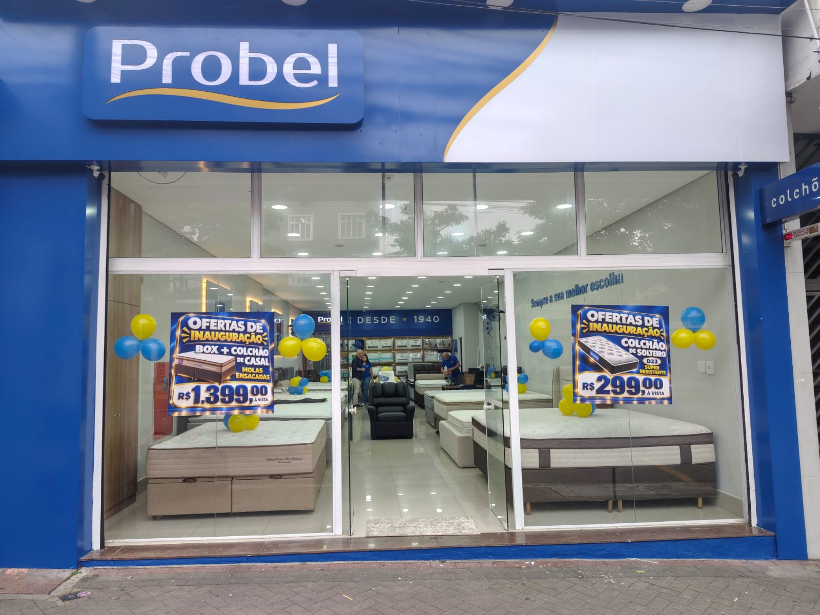 Fachada da nova loja Probel Jabaquara vista em perspectiva